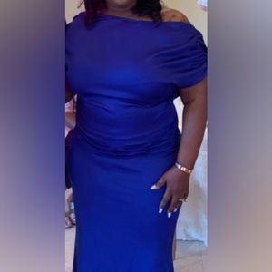 Women's Elegant Sleeveless Off Shoulder Bodycon Long Formal Party Evening Dress